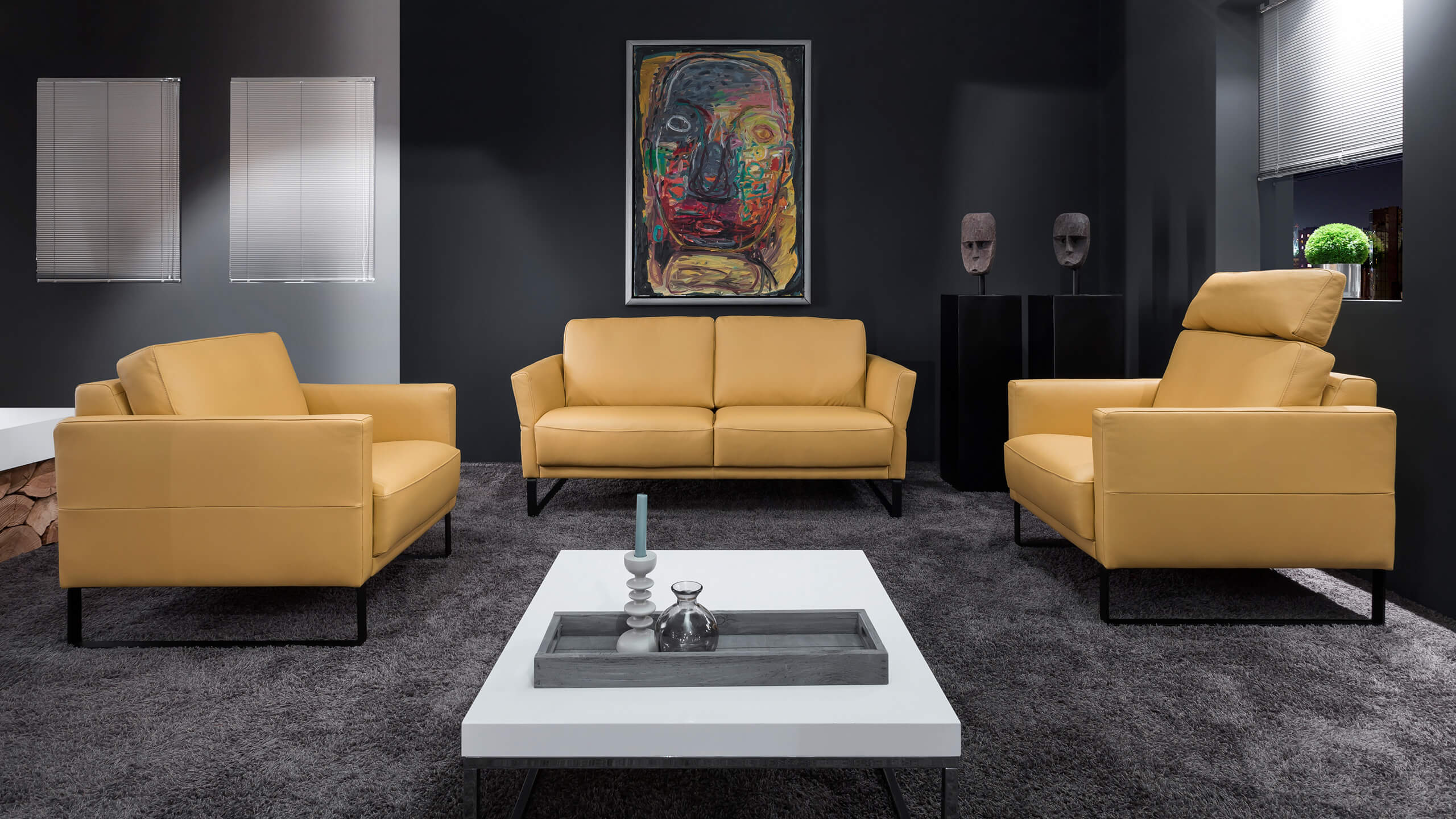 Avant Sofagarnitur gelb