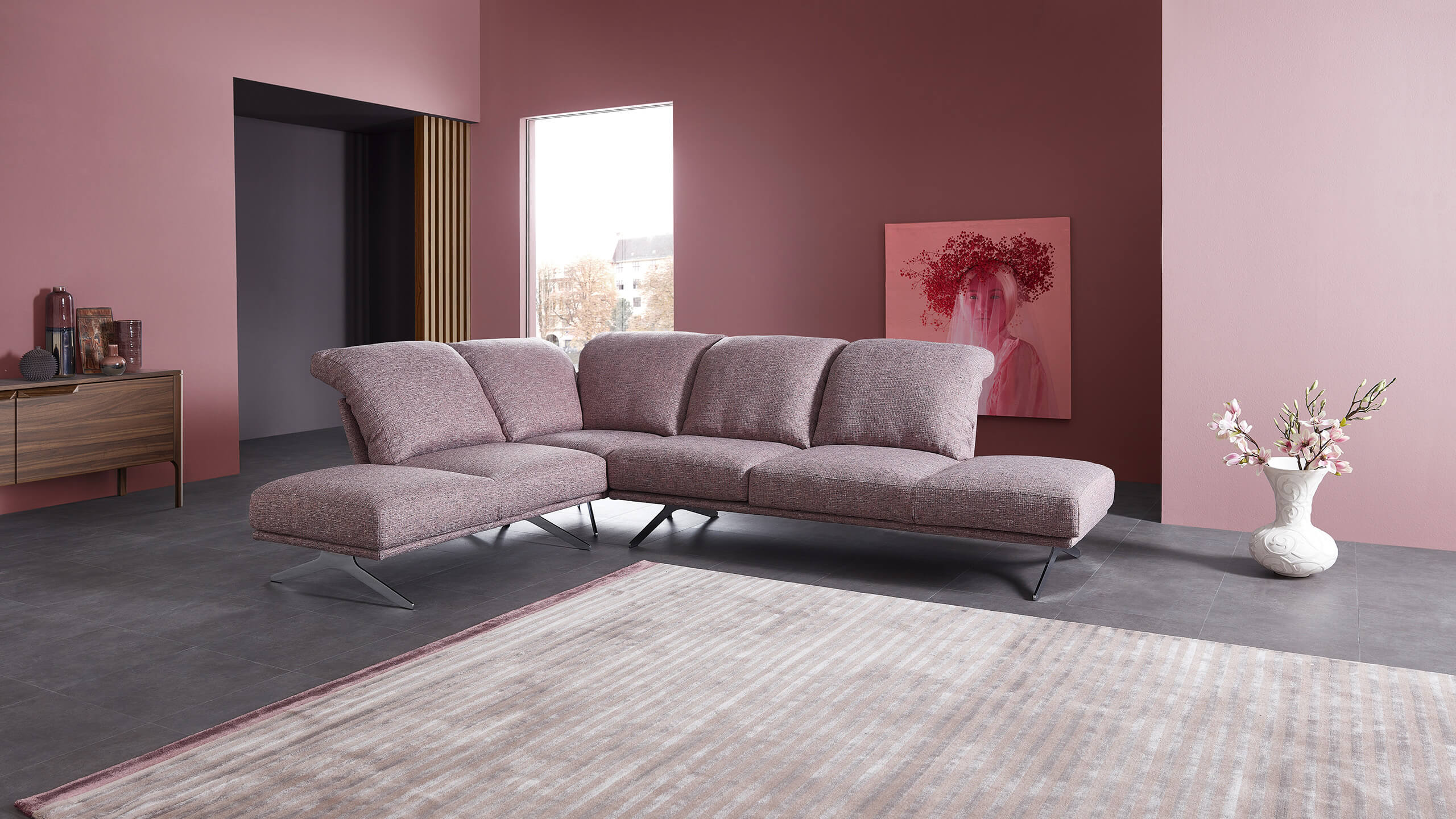 Cilia Ecksofa in Stoff