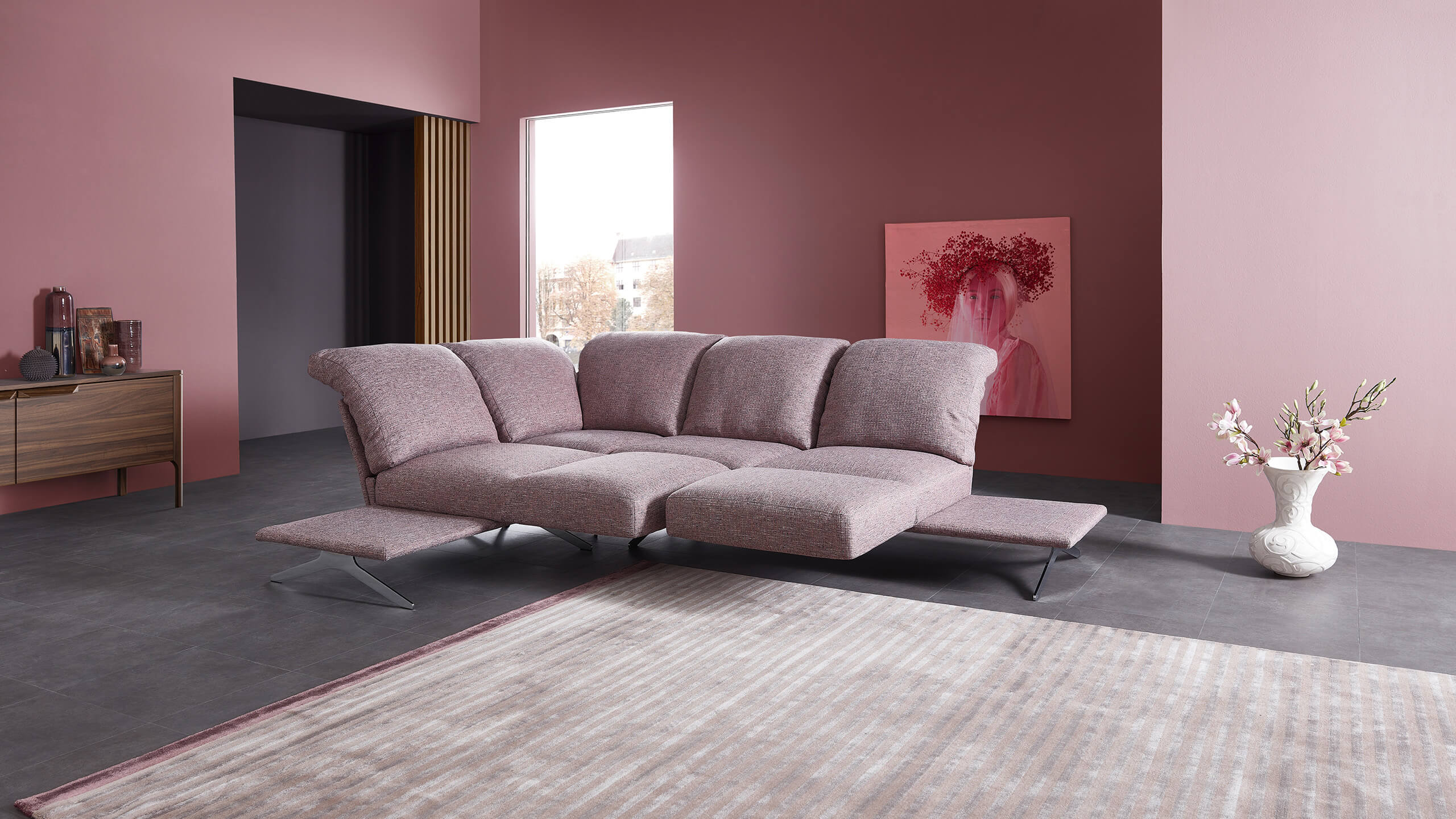 Cilia Ecksofa mit Liegewiese