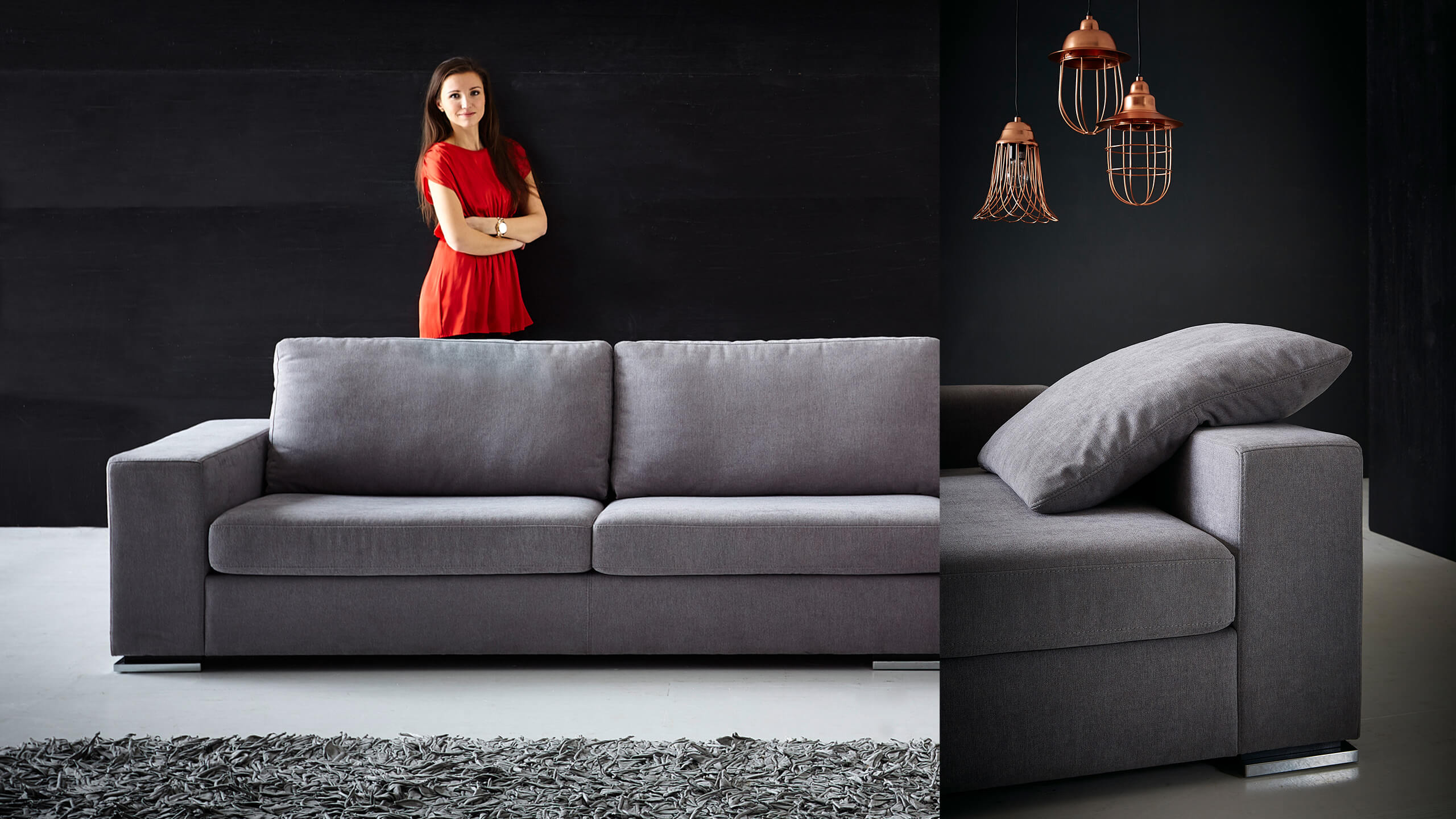 Detailaufnahmen zum Sofa Dakota