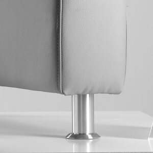 Metallfuß F3, Alu gebürstet