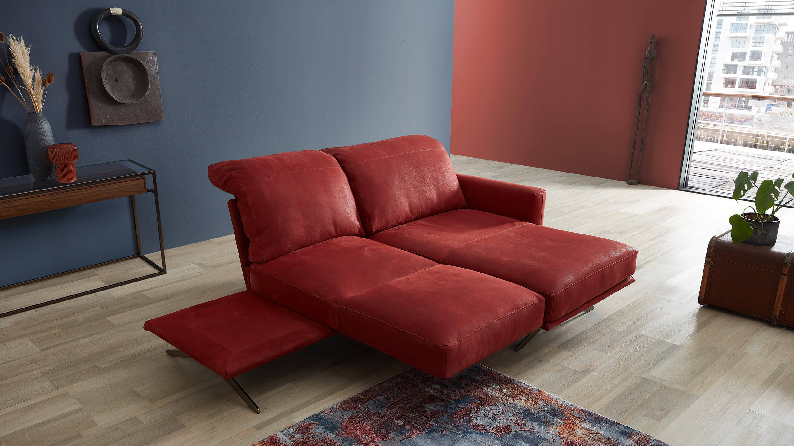 Cilia Relaxsofa Nubukleder Reno