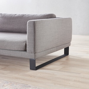 Kufe E, matt schwarz