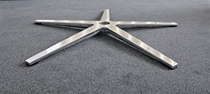 Sternfuß, Alu poliert