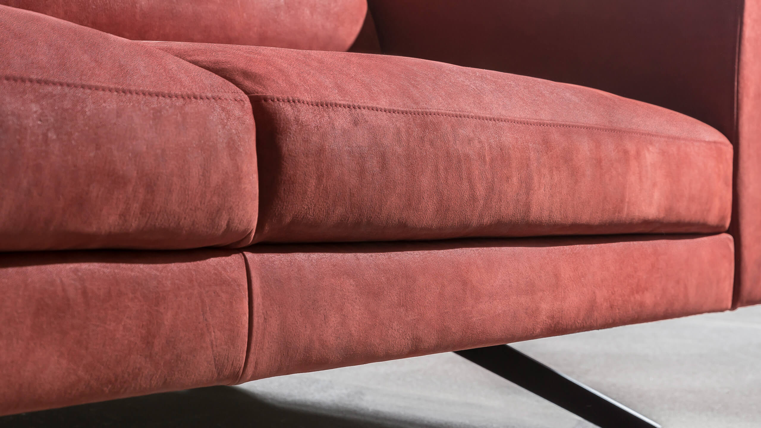 Claire Sofa Sitz Detailaufnahme